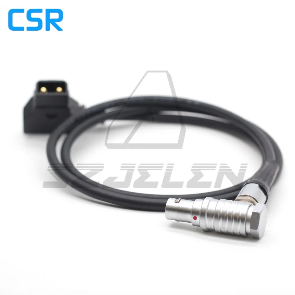 D нажмите на правый угол 6 pin(4+ 2) питание для камеры RED Epic/GEmini/RED SCARLE кабель питания