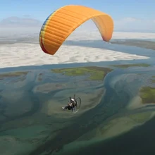 Небо страна мощность зонтик, МУСКАТ 3-en-a динамический раздвижной головкой зонтик крыло [без системы питания]