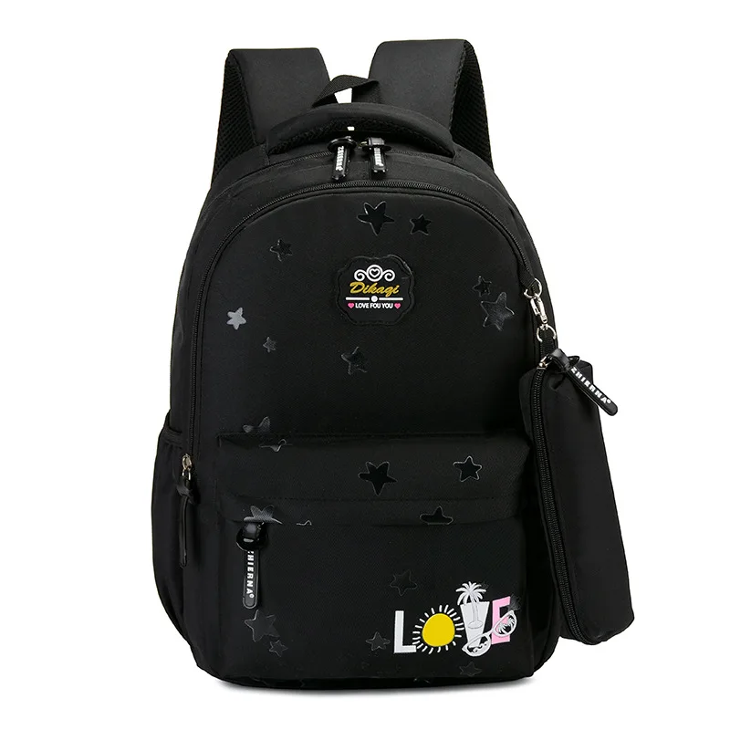 

Hipster GIRL'S Backpack Large-Volume Burden Relieving Spine-Schoolbag Class School Bag Outdoor Travel Backpack