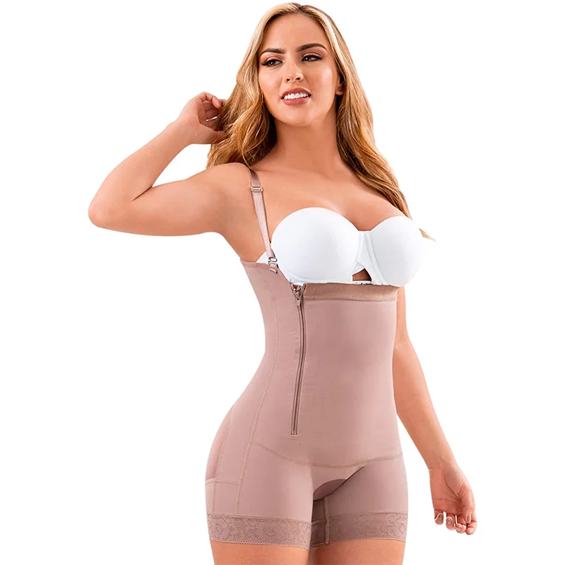 

Fajas Colombianas Full Body Shaper Waist Trainer Post Surgery Compression Slimming Sheath Woman Flat Belly Slimming Underwear