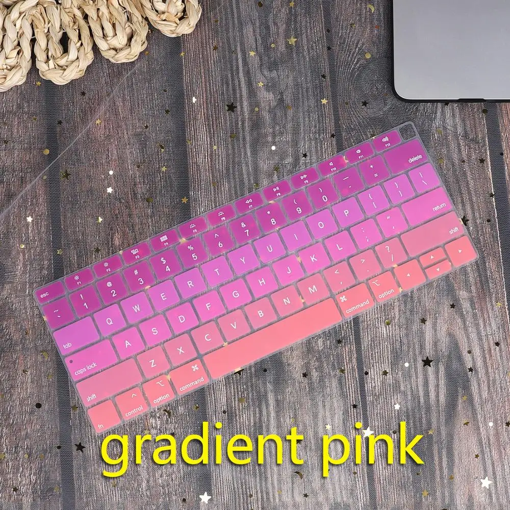 Чехол для клавиатуры с английской и испанской раскладкой Macbook Air 13 2019 2020 A2179 A1932