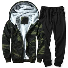 Мужская толстовка+ штаны набивной спортивный костюм с капюшоном зимние толстовки с принтом верхняя одежда толстая теплая куртка Vetement Homme