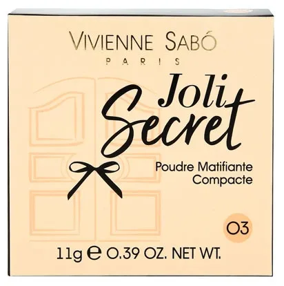 Пудра компактная Vivienne Sabo матирующая Joli Secret, тон 03