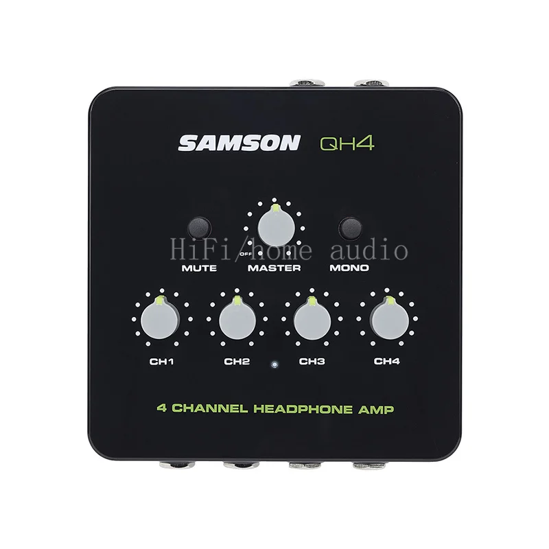 

QH4 Ultra-compact 4-Channel Mini Audio Stereo DJ Monitoring Headphone Amplifier Amp with Power Adapter