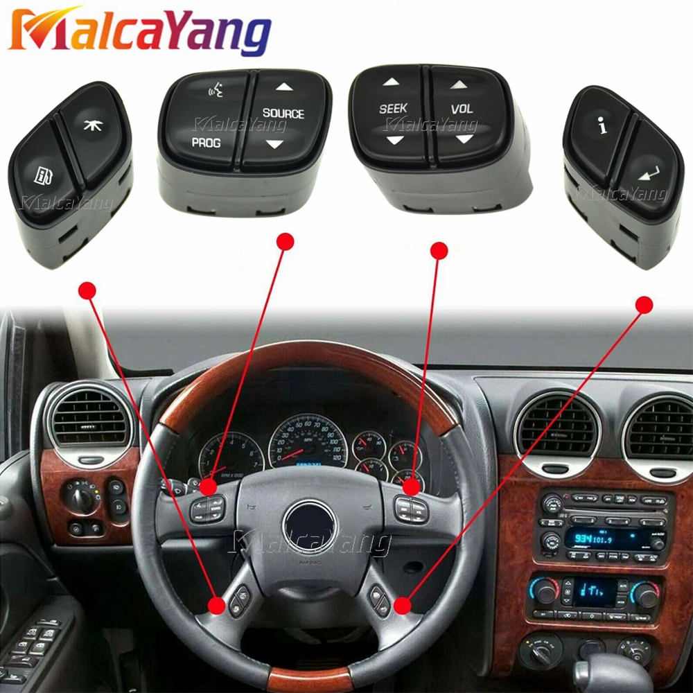 Fits Chevy Silverado Steering Wheel Regulator Buttons For Gmc Yukon
