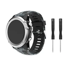 Yayuu силиконовый ремешок с принтом для часов с инструментами, совместимый с Garmin Fenix 3/Fenix 3 HR/Fenix 5X/5X Plus/D2 Delta PX/Descent MK1