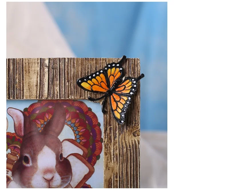 Nordic creative 6 inch resin photo frame table photo frame bedside table desk decoration home decoration gift photo frame
