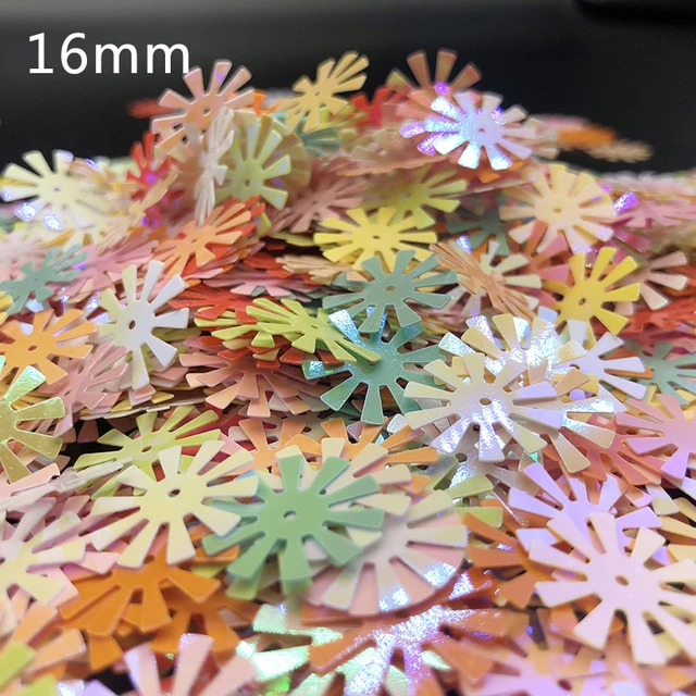 20g/Bag PVC Loose Sequins Paillettes Crafts Mixed Confetti For Nails Art Manicure/Wedding/Festival Decoration Sewing Handcraft Snowflake