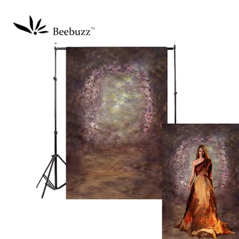 

Beebuzz photo backdrop dreamlike flower pattern backgroung Photography studio photophone Model portrait character picture