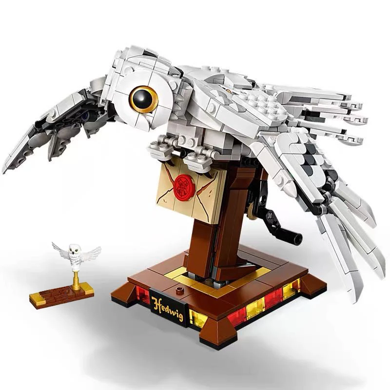 

Harris Movie Series Hedwig's Messenger Owl Ornaments Model Building Blocks Kit Classic Bricks Kids Toy For Children Gift 70069