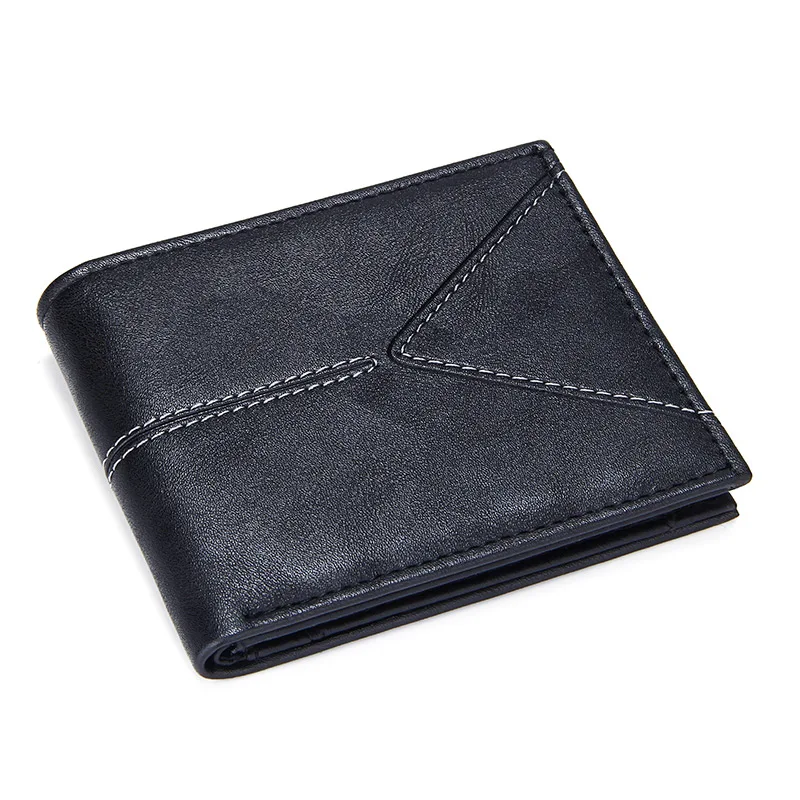 Men/'s Leather Small Wallet ID Credit Card holder Bifold Coin Purse Pocket Clip L