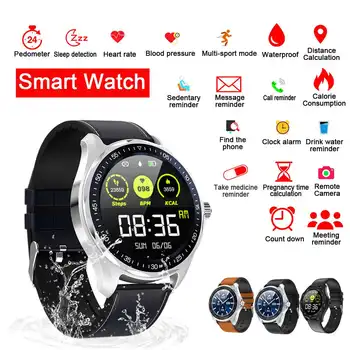 

New 1.3inch Smart watch Heart Rate Blood Pressure Sleep Detection Multi-sport Functions Call Reminder Smartwatch