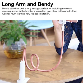 

Universal Desktop Bed Long Arm Lazy Stand Mount Mobile Phone Holder for iPhone Samsung NC99