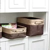 ERMAKOVA  Foldable Fabric Storage Bin Basket Toy Nursery Storage Container Laundry Clothes Basket Organizer Linen Storage Box 3