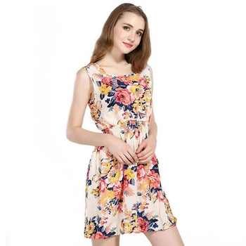 

CHSDCSI Floral Print Dresses Female Mini Dress Women Beach Short Polyester Women Ruffles Party Sexy Women Clothing Summer Dress