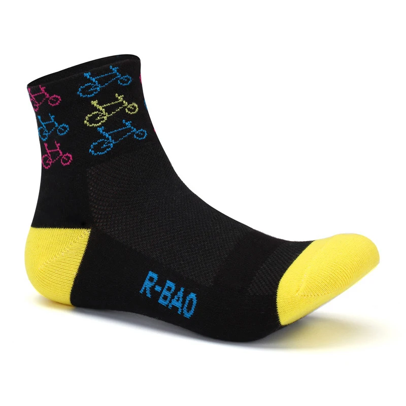 1 пара уличных спортивных велосипедных носков, высококачественные ...