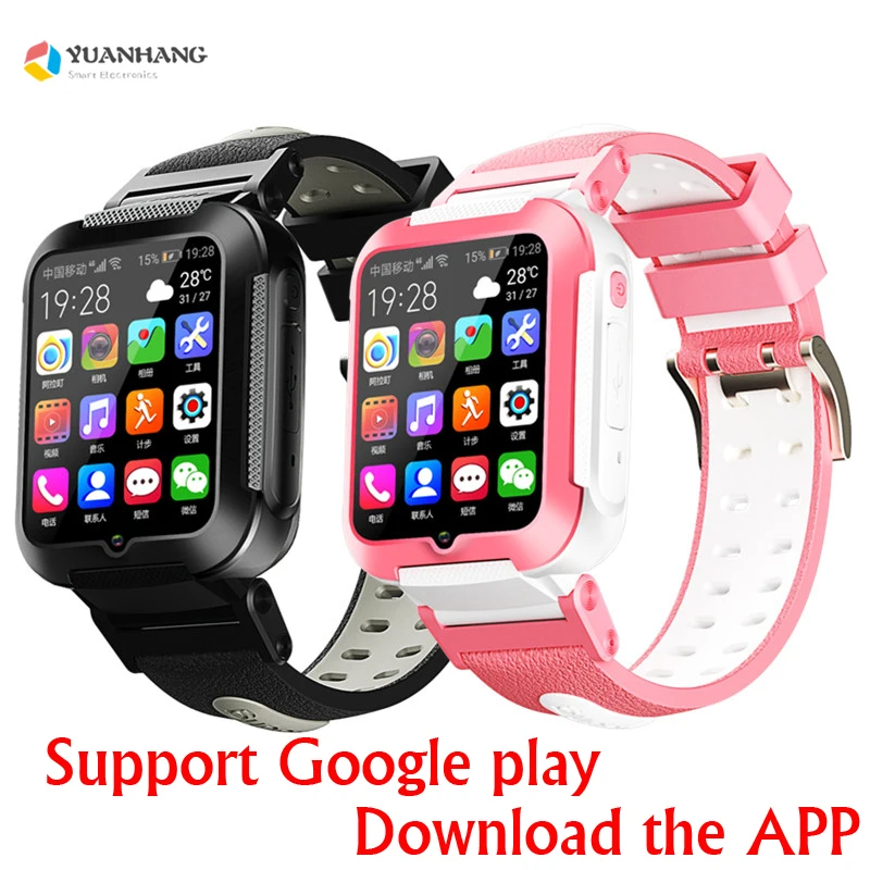 Смарт 4G Удаленная камера gps Wi Fi малыш студент Google Play Smartwatch видео вызов монитор