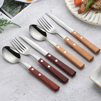

Tablewellware Stainless Steel Cutlery Forks Knives Spoons Cutlery Set Kitchen Tableware Silverware Dinner Set Knife Dinnerware