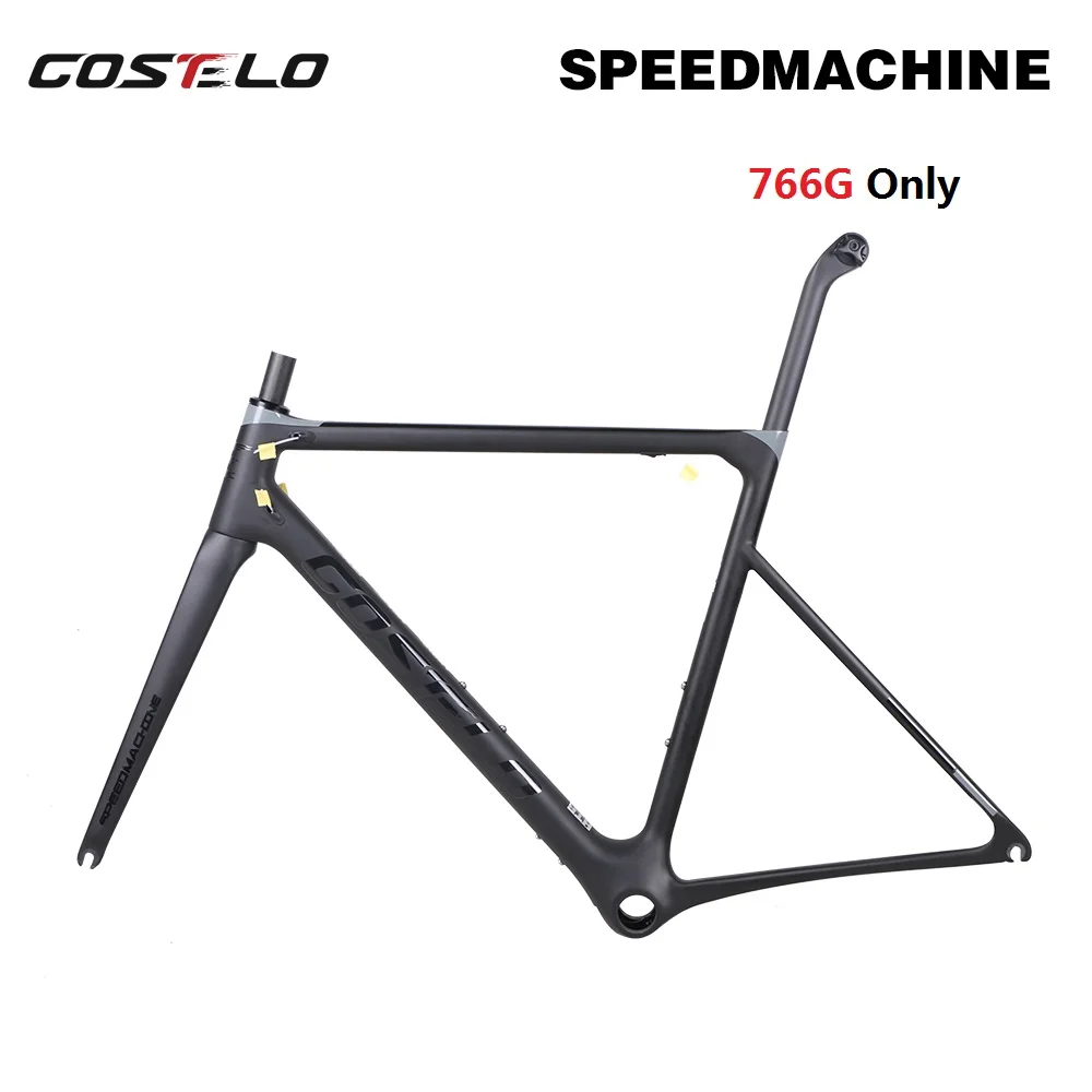 766g только Costelo Speedmachine ультра легкая карбоновая рама для шоссейного велосипеда
