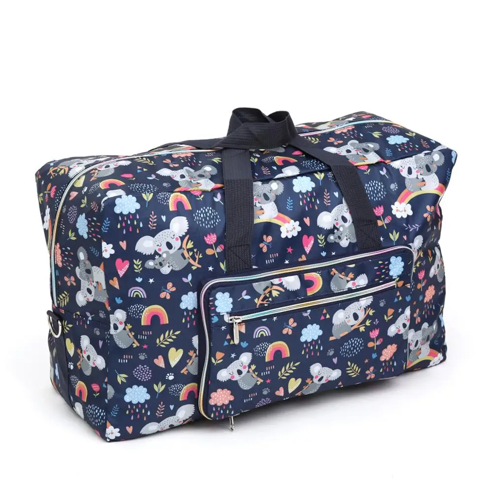 Folding Travel Bag Large Capacity Waterproof Portable Women's Tote Bag