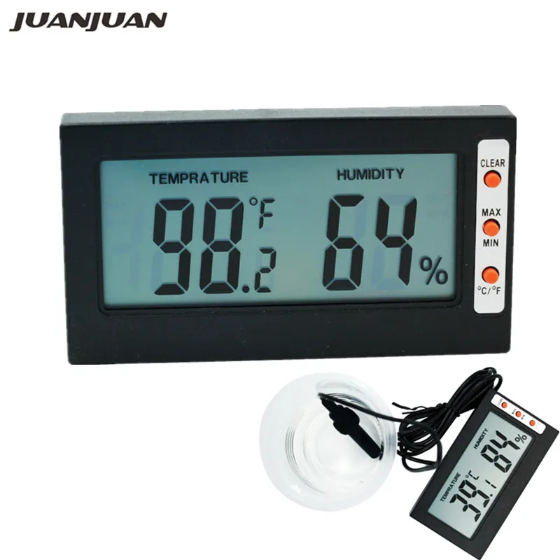 Mini Hygrometer Thermometer Digital Indoor Humidity Gauge Monitor with  Temperature Meter Sensor Fahrenheit (℃)