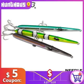

Hunthouse needle stylo fishing lure long casting pencil stickbait floating&sinking 205mm 31/36g skipping garfish sphyraena pesca