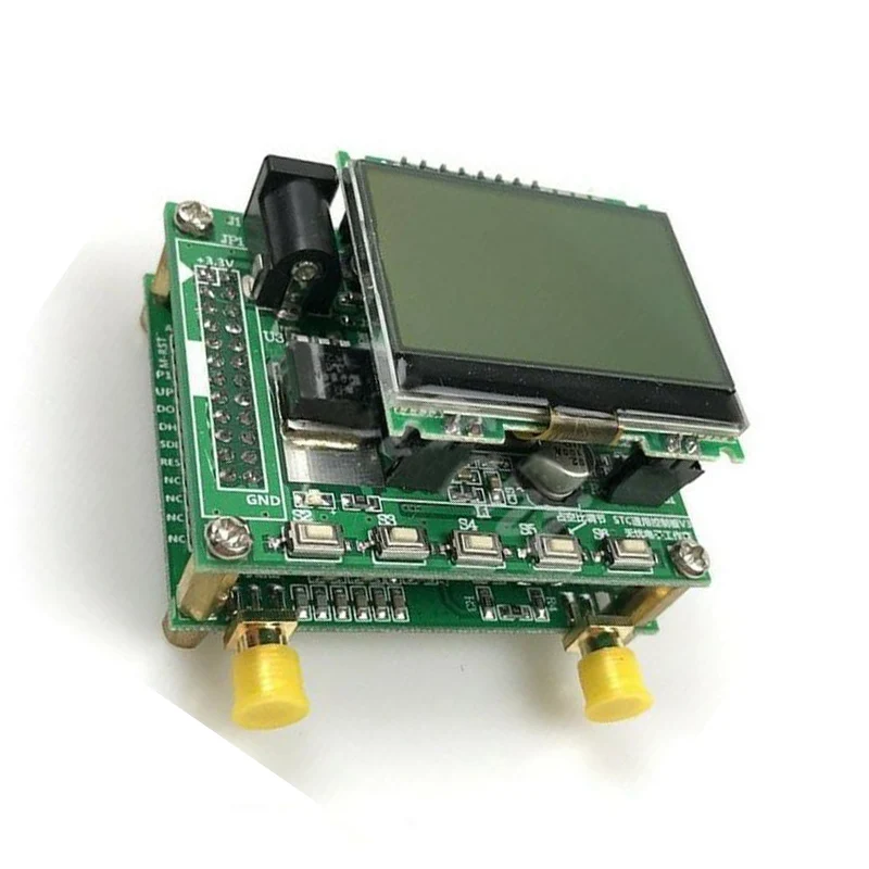 V2.0 DDS сигнал 100 МГц генератор кристаллов AD9910 плата+ MCU плата контроллера+ lcd+ RF усилитель T01019