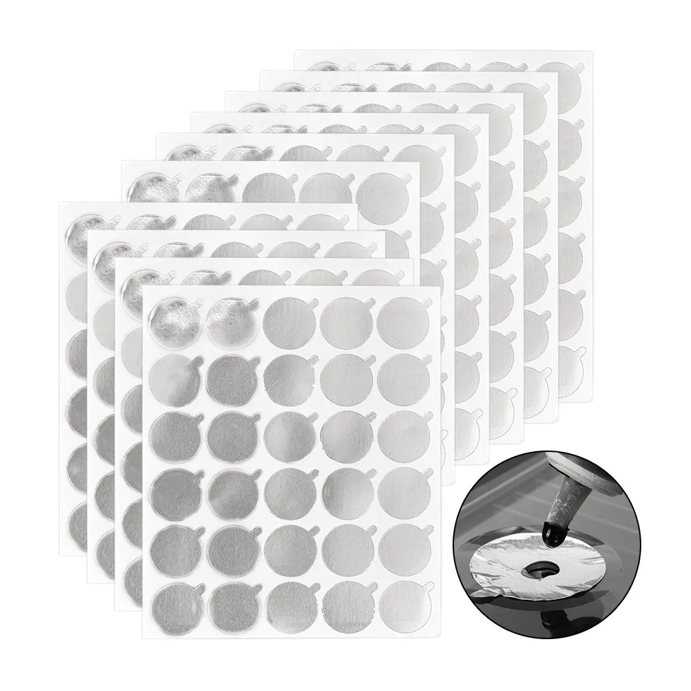 

300Pc Disposable Eyelash Glue Holder Pallet Waterproof Eyelash Extension Sticker Adhesive Stickers For Grafted Eyelash Extension