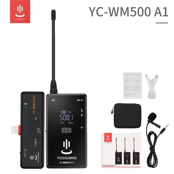 

20-Channel UHF Wireless Lavalier Lapel Microphone System with Bodypack Transmitter for Iphone 7 8 8plus 11