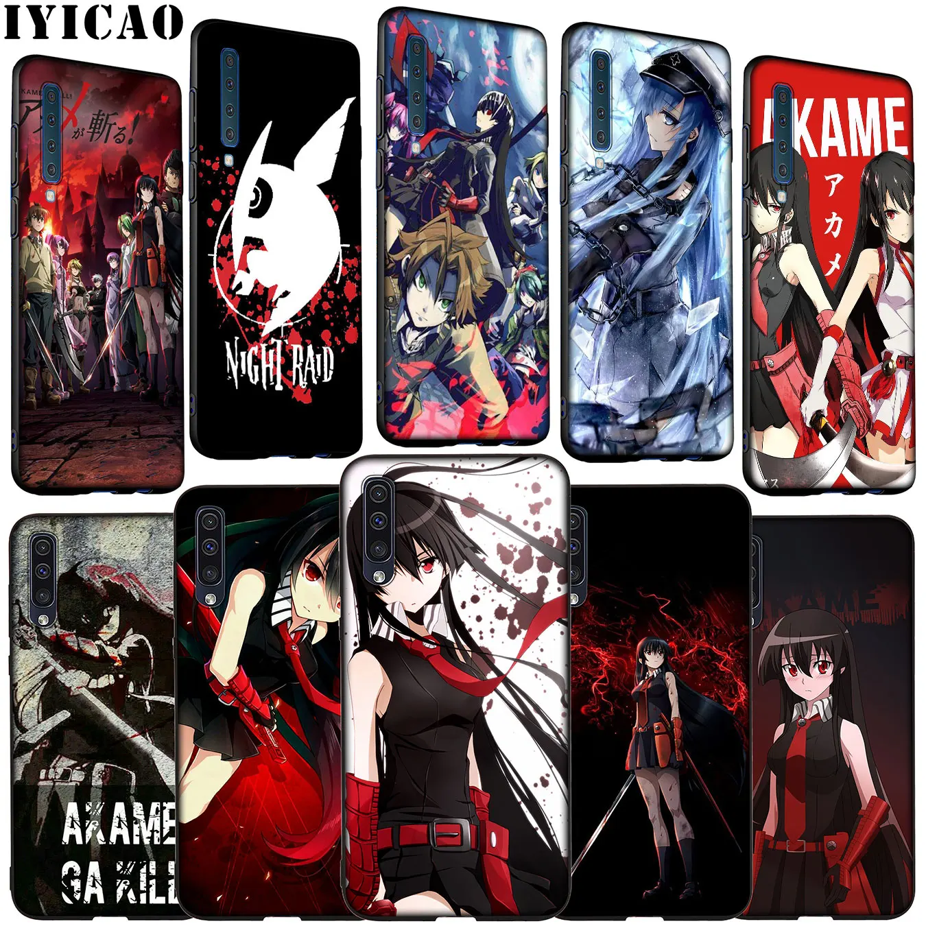 Мягкий силиконовый чехол IYICAO Akame Ga Kill Anime для Samsung Galaxy A70 A60 A50 A40 A30 A20 A10 M10 M20 M30 M40 A20E |