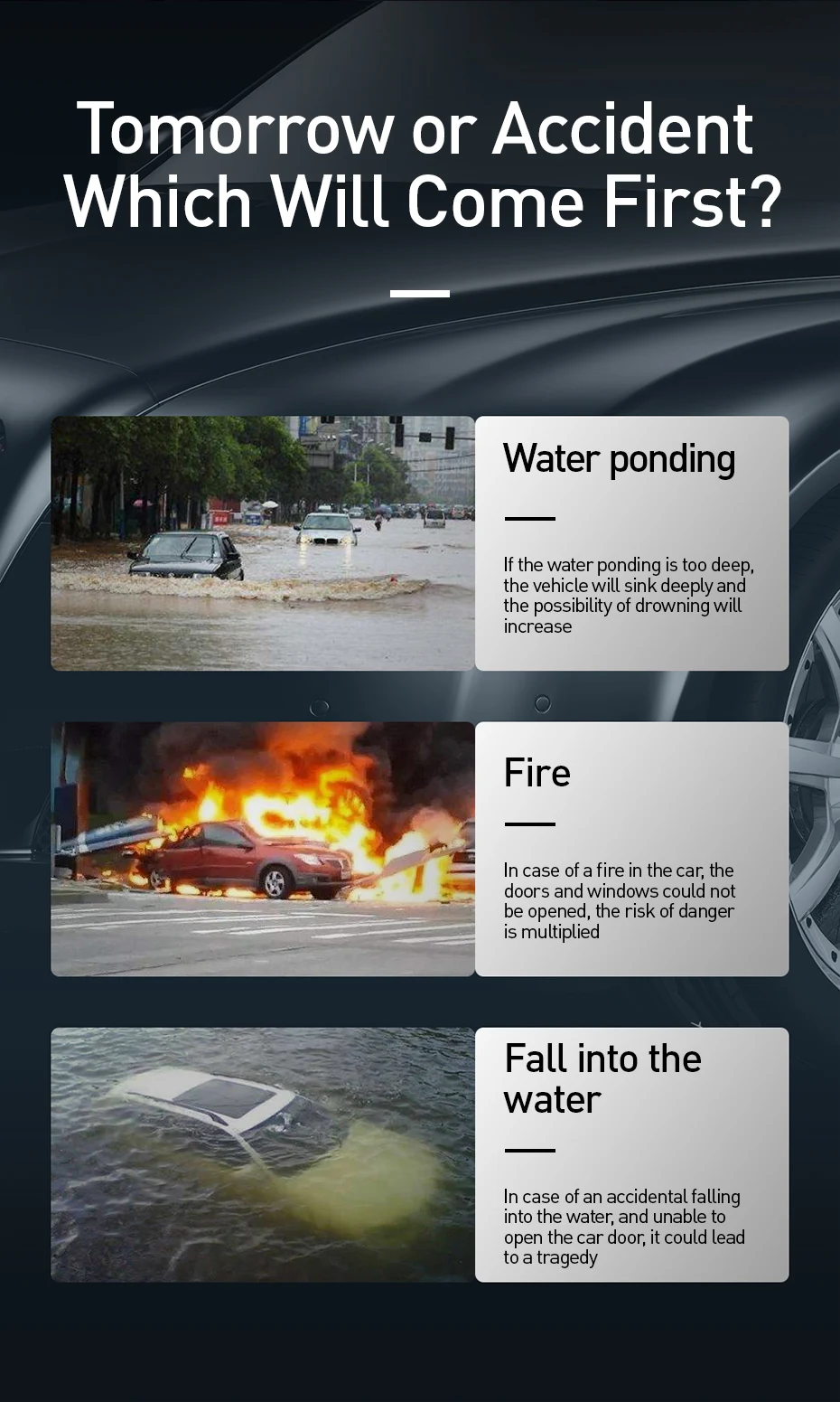 Baseus Sharp Tool Safety Hammer (Window-Breaking & Seat Belt Cutting) 4