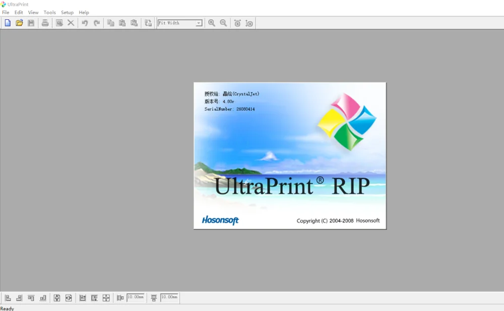Кристаллический струйный принтер ultraprint RIP кристаллический принтер с печатающей головкой DX5 DX7 5113