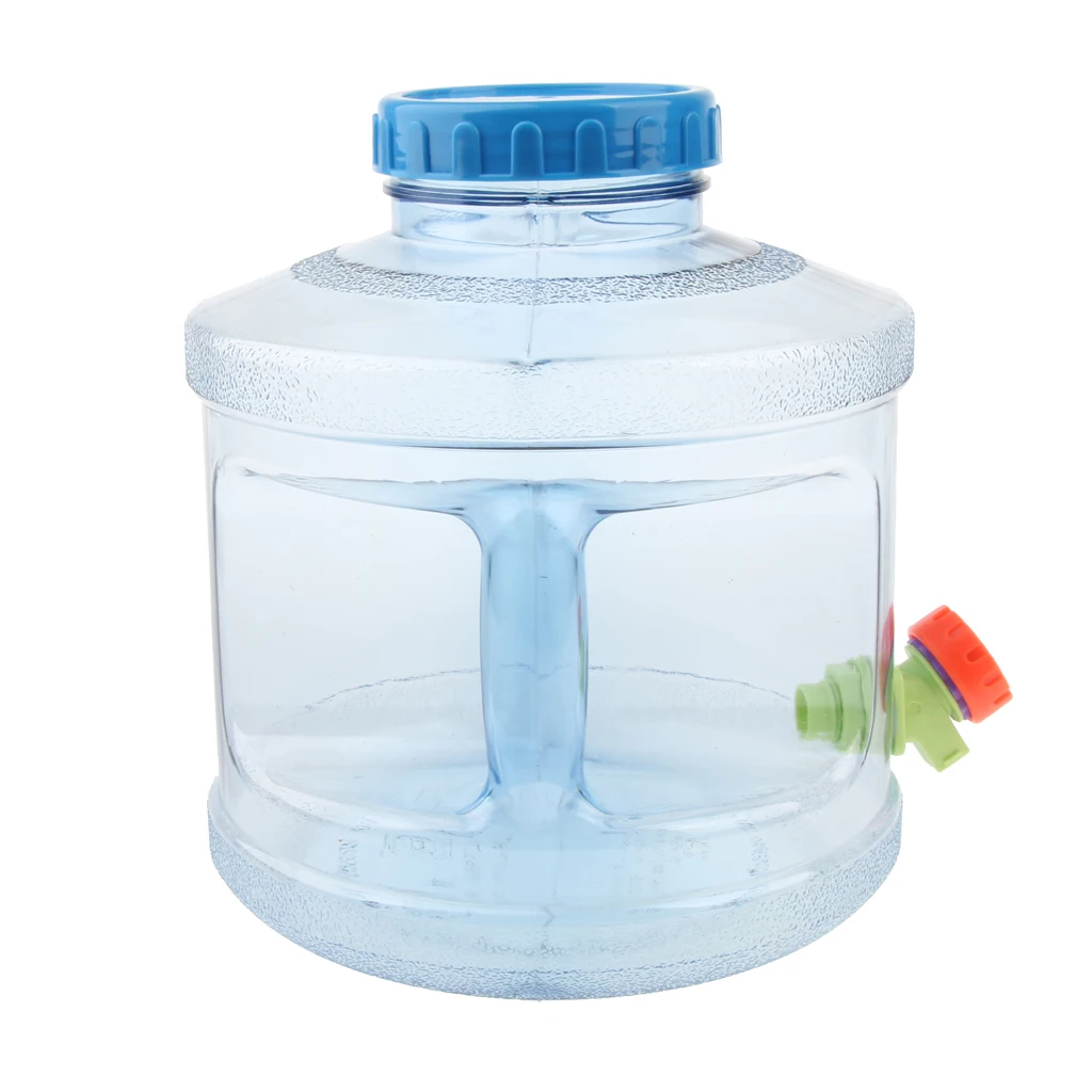

7.5L Camping Caravan Water Carrier Jerry Can Container with Handle - Food Grade Plastic, Perfectly Safe for Drinking Water