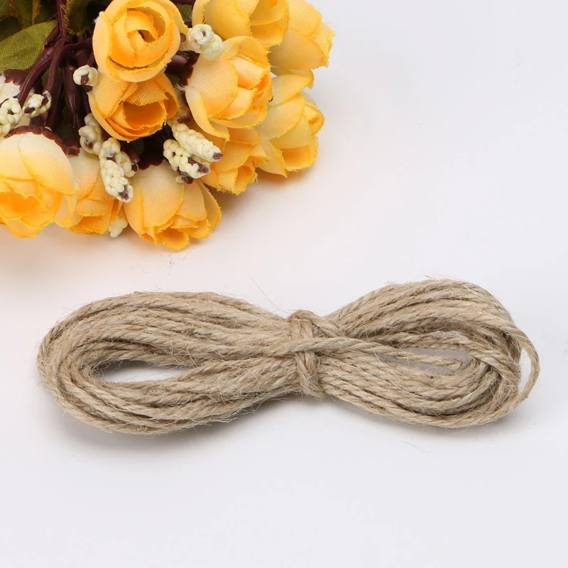 

5 Meters Long Multi-purpose 2MM Three-ply HempRope DIY Accessories