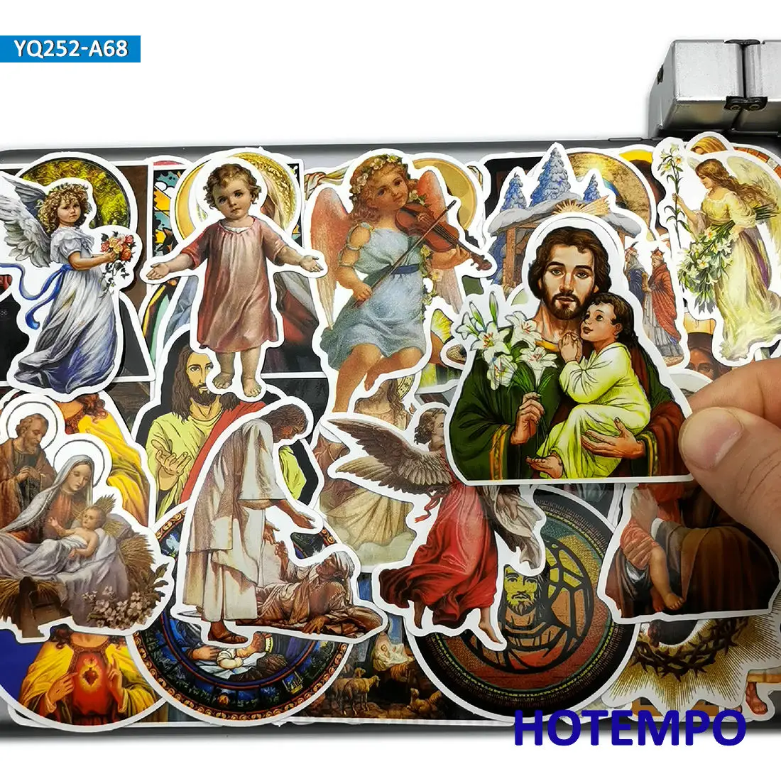 68 шт. Иисус Дева Мария Питер Павел наклейки Ангелы для DIY мобильный телефон