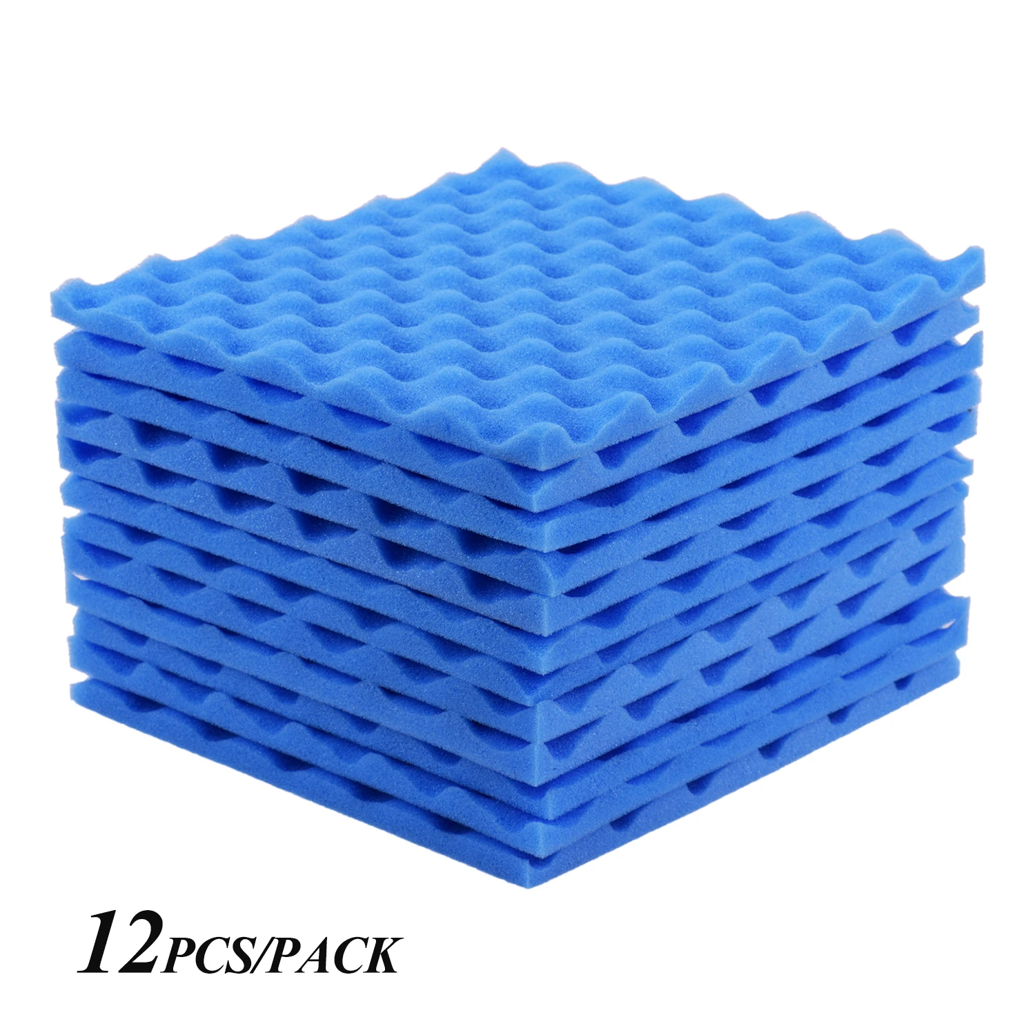 12 Pcs Studio Acoustic Foams Sponge Panels Tiles Absorption Sound Insulation Foam Rhombus Flame-retardant | Спорт и развлечения