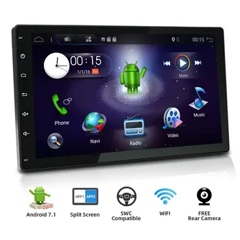 

2GB RAM Quad Core 10.1" Android 7.1 Universal Car dvd gps navigation With Car Radio Bluetooth 4G WIFI 16GB ROM TV USB