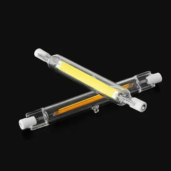 

70Pcs Dimmable R7S LED COB Light Bulbs Glass Tube Floodlight 118mm 20W 220V J-Type Replace Halogen Lamp