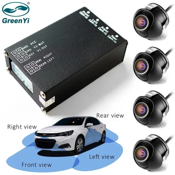 

GreenYi Car Parking Assistance Panoramic View All Round Rearview Camera System For All Universal Monitor System 360 Degree View