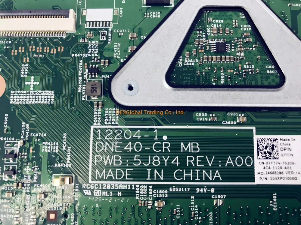Материнская плата CN-07TT7V 07TT7V 7TT7V для Dell Inspiron 3421 5421, материнская плата для ноутбука с I3-3227U процессором