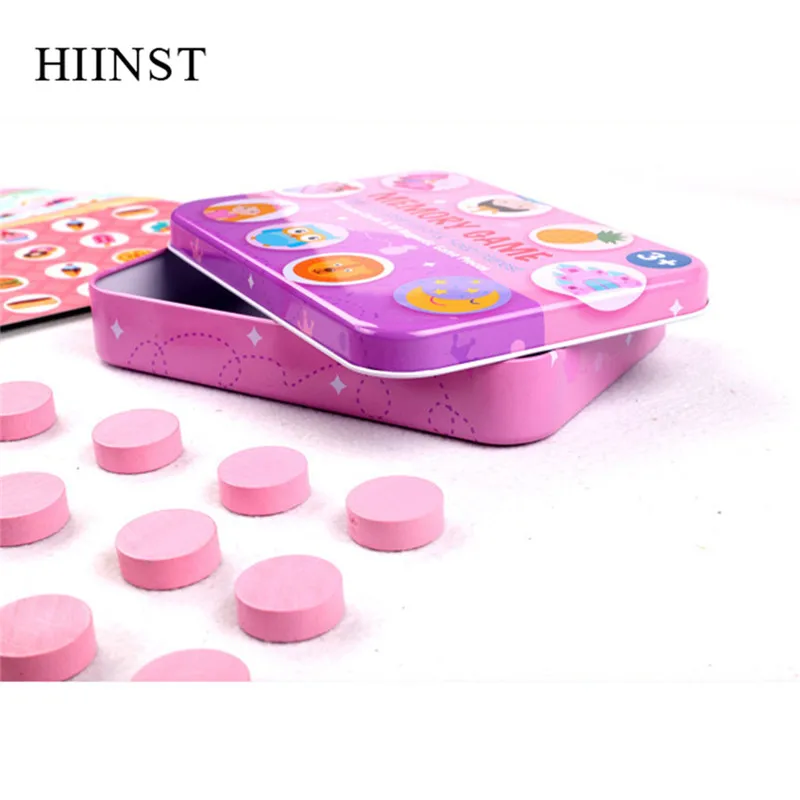 HIINST/детские игрушки, деревянная настольная игра с памятью, интеллектуальная Развивающая игра для раннего обучения, деревянные обучающие игрушки