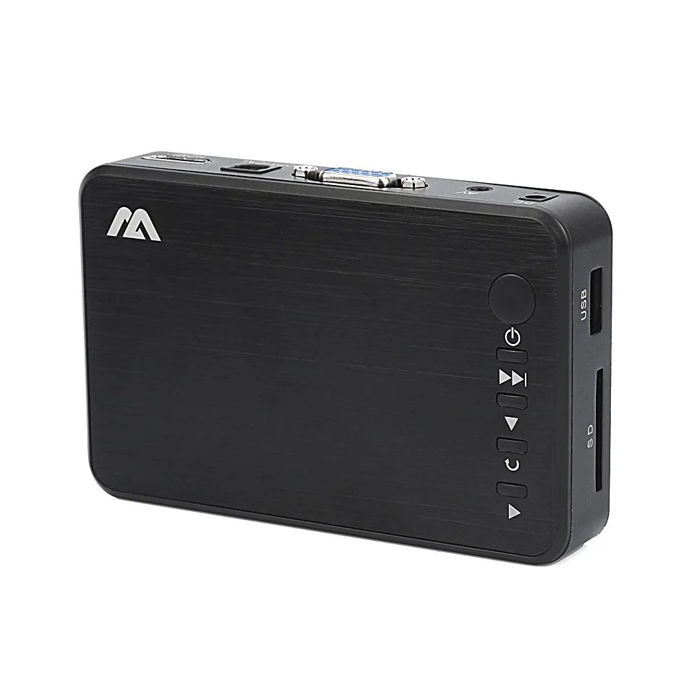 Reprodutor de Vídeo Externo para Mkv Completo Portátil - Hdmi Saída Vga Usb Hdd Media Player Rmvb 1080p H.264 av - Image 3