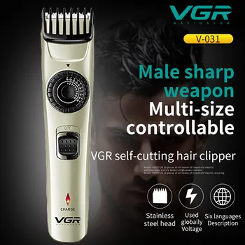 

Hair Trimmer Household Shaver Clippers Mute Rechargeable Cordless Electric Hair Clippers Cutting Machinemaquina De Cortar Cabelo