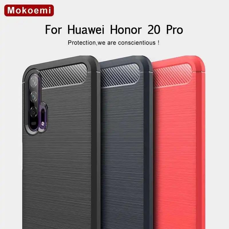 

Mokoemi Fashion Shock Proof Soft Silicone 6.26"For Huawei Honor 20 Pro Case For Huawei Honor 20 Pro Cell Phone Case Cover