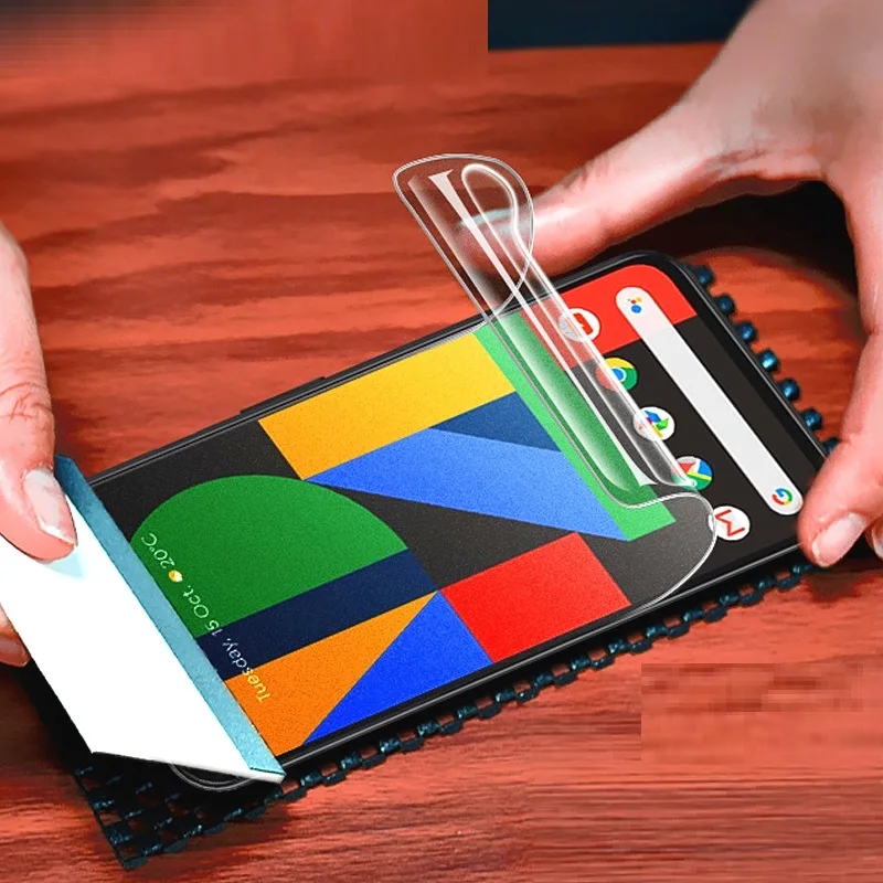 

Гидрогелевая пленка для Google Pixel 6 Pro Pixel 5a Pixel 5, Защитная пленка для экрана, не стекло