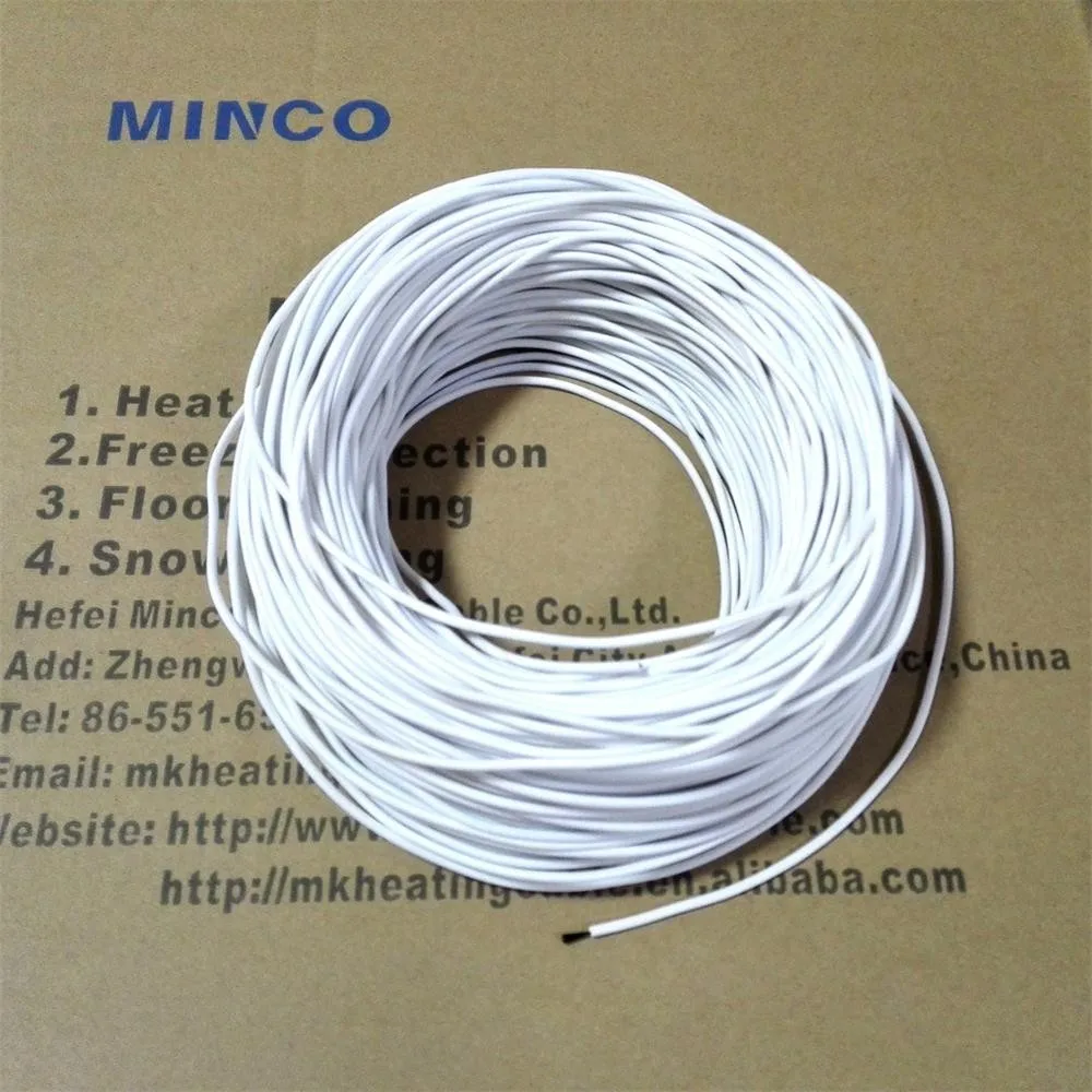 DIY Heizkabel 0,3 Ohm/m - Silikonkautschuk Isolierung | Für Fußbodenheizung & Heizdecken | 1-100 Meter