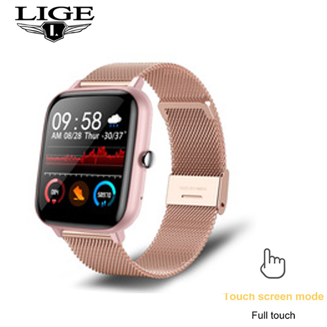 New Bluetooth Call Men Smart Watch Women Full Touch Fitness Tracker Blood Pressure Monitor Women Smartwatch For IOS Android