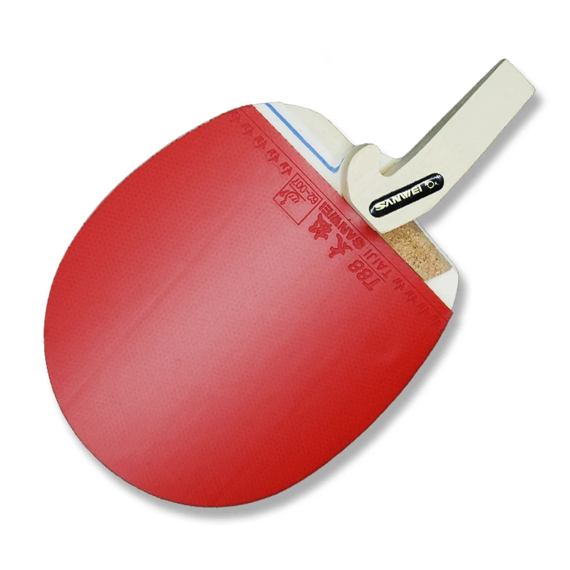 ITTF одобрено SANWEI SU ручка держать профессиональный настольный теннис летучая мышь/настольный теннис ракетки/Пинг Понг Летучая мышь - Color: right handle use
