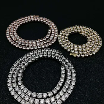 

4mm diamond ice tennis chain