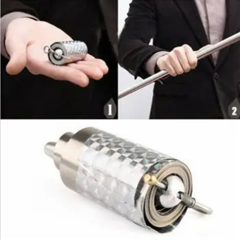 

1pcs Portable Martial Arts Metal Magic Pocket Bo Staff 110cm New Pocket Magic Tricks Stage Magic Wand Free Shipping